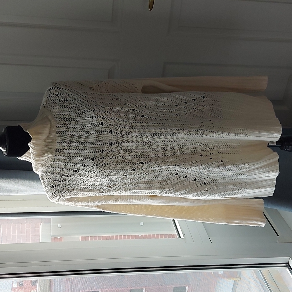 BCBGMaxAzria merino cotton cowl neck sweater